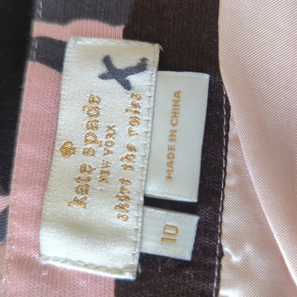 Kate Spade Jordan Checkered Silk Pencil Skirt - Picture 5 of 5